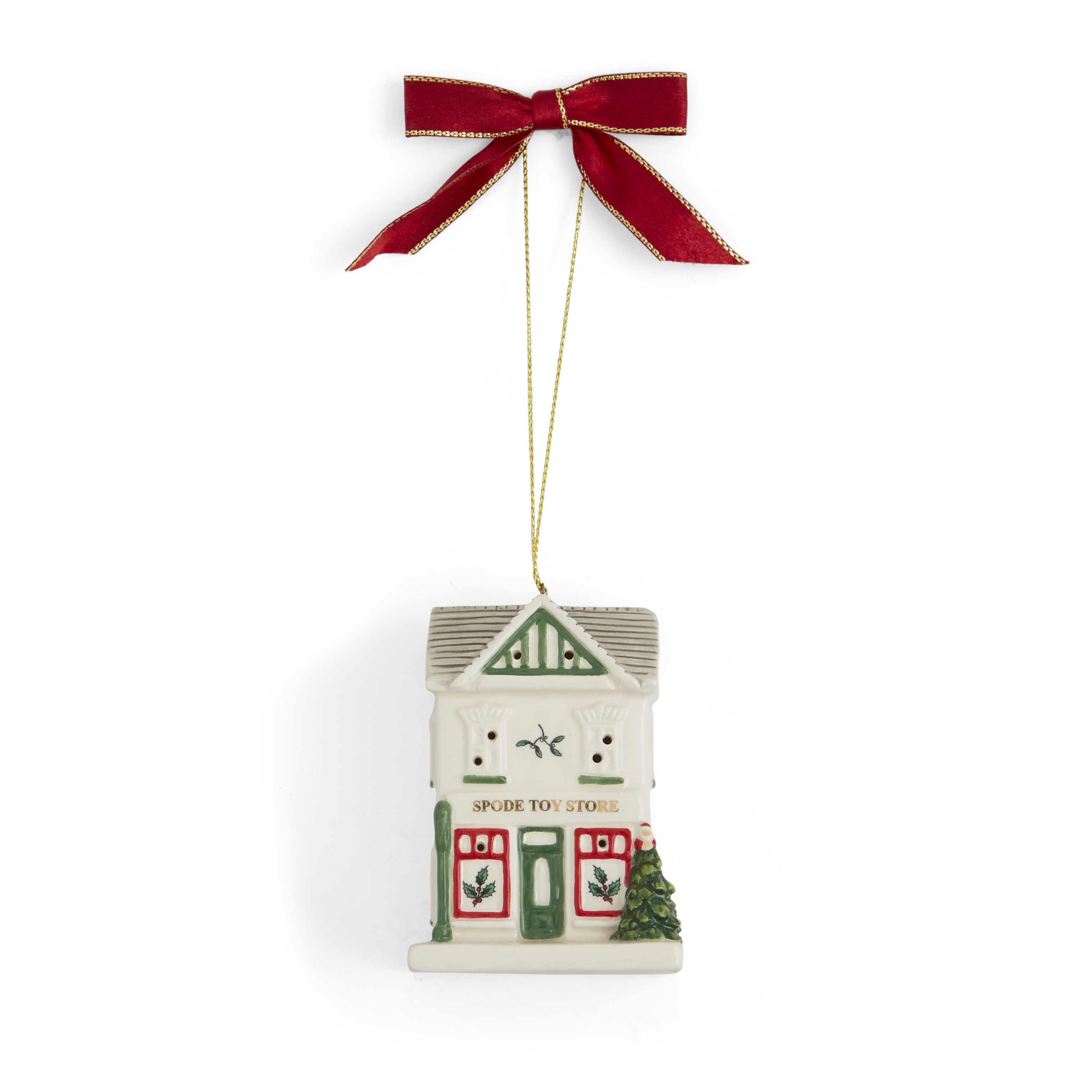 Christmas Village Toy Store LED Ornament image number null